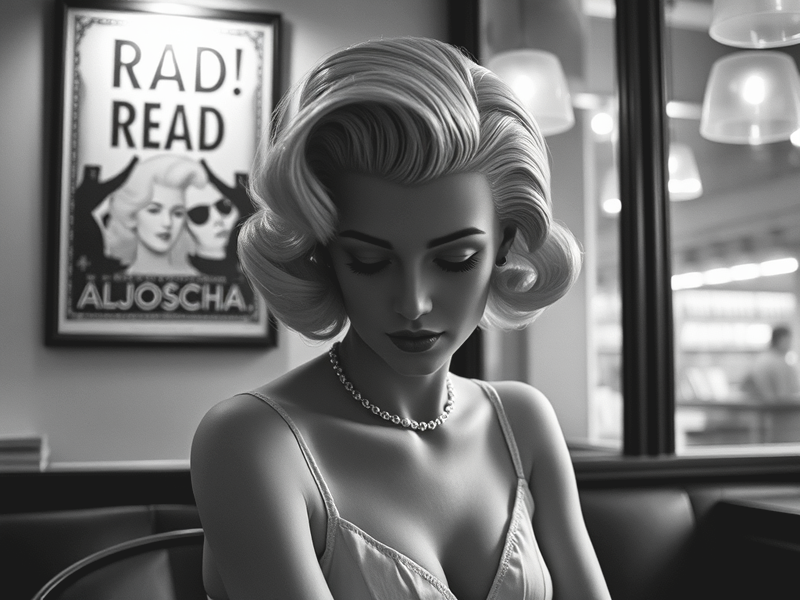 Vito von Eichborn über den Roman "Aljoscha der Idiot" von Christian Erdmann. Artwork CE.