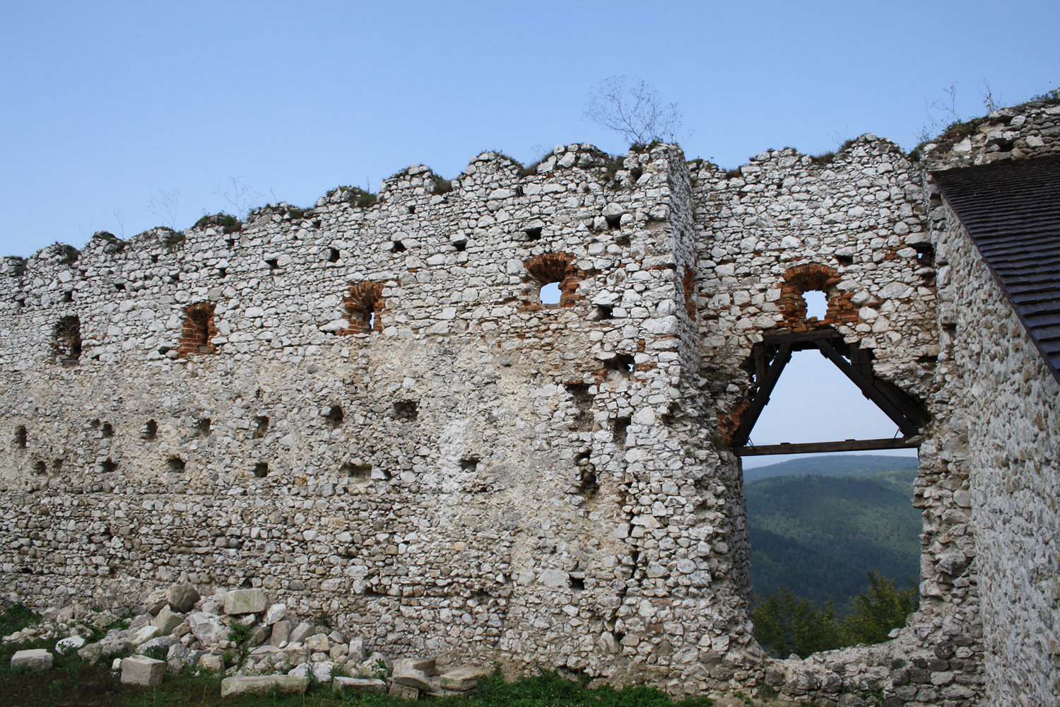 Burg Cachtice in der Slowakei.