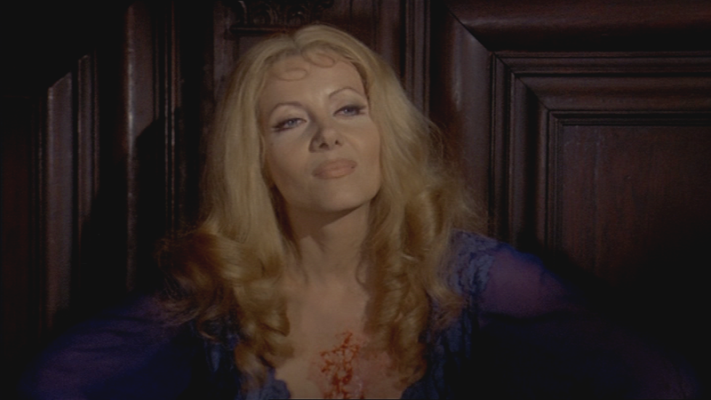 Ingrid Pitt in "Countess Dracula".