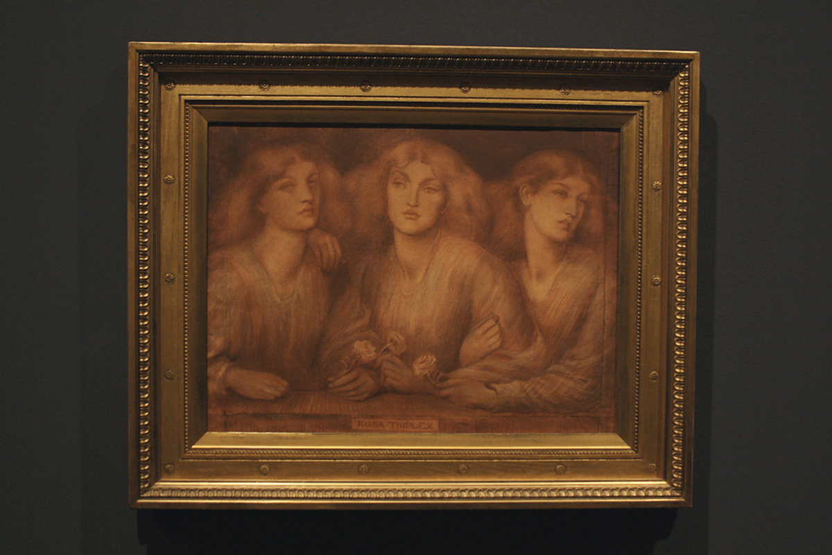 Dante Gabriel Rossetti, Rosa Triplex. Foto Christian Erdmann.