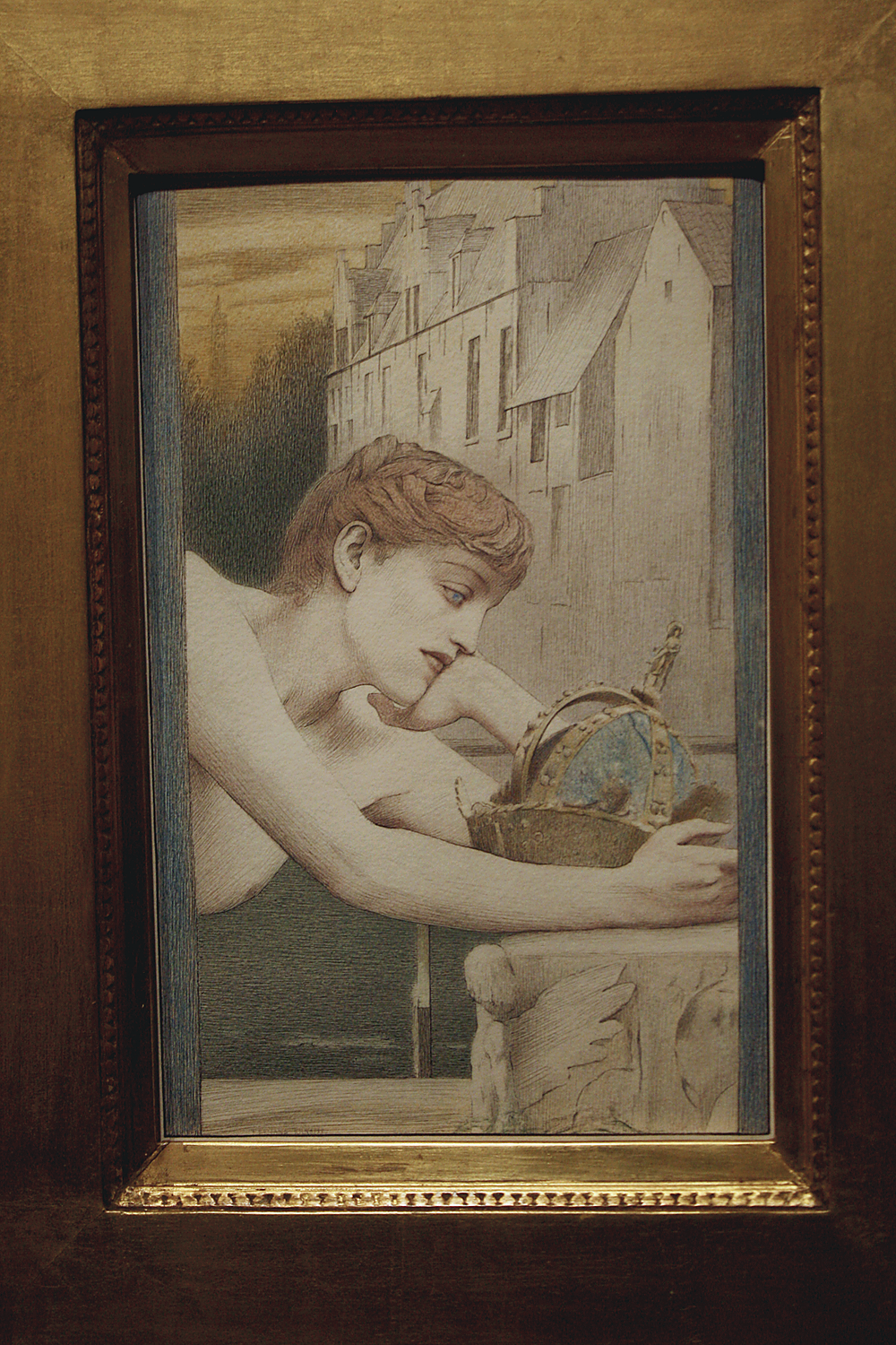 Fernand Khnopff: Avec Georges Rodenbach. Une ville morte. Foto Christian Erdmann.