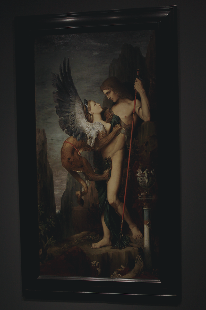 Gustave Moreau, Oedipe et le Sphinx. Foto Christian Erdmann.