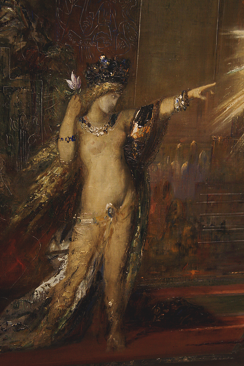 Gustave Moreau, L'Apparition (Detail). Foto Christian Erdmann.