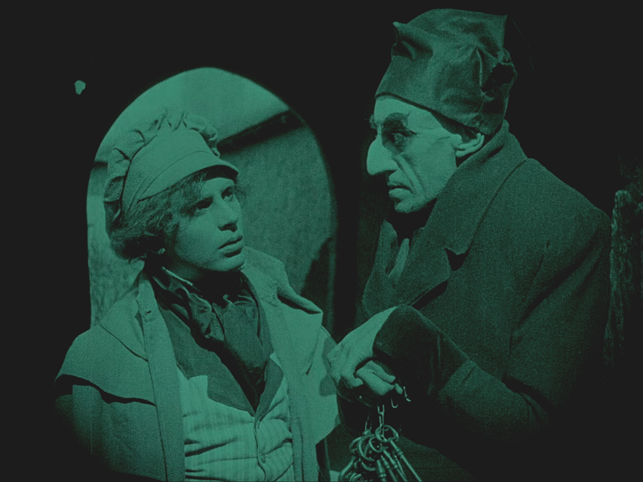 Gustav von Wangenheim und Max Schreck in Nosferatu - Eine Symphonie des Grauens, 1922, Regie F. W. Murnau. 