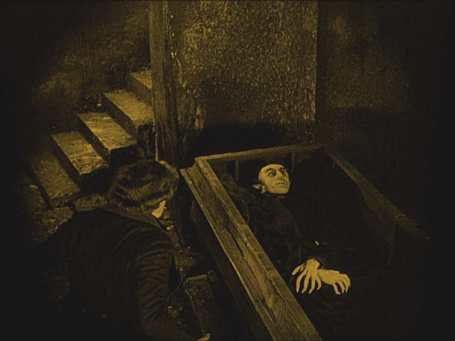 Nosferatu - Eine Symphonie des Grauens, 1922, Regie F. W. Murnau. Gustav von Wangenheim, Max Schreck.