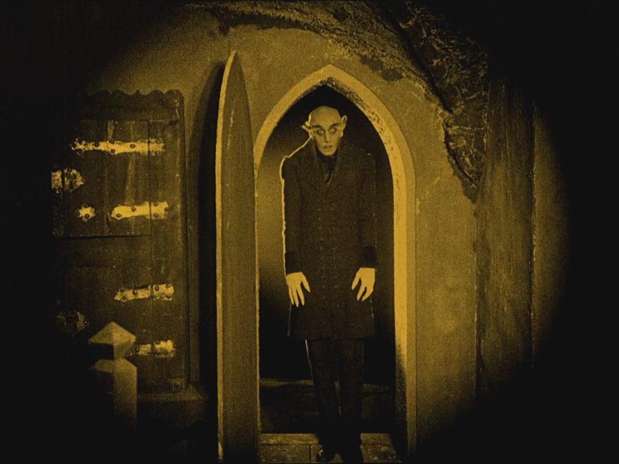 Max Schreck in "Nosferatu - Eine Symphonie des Grauens" (1922), Regie Friedrich Wilhelm Murnau. Text von Christian Erdmann.