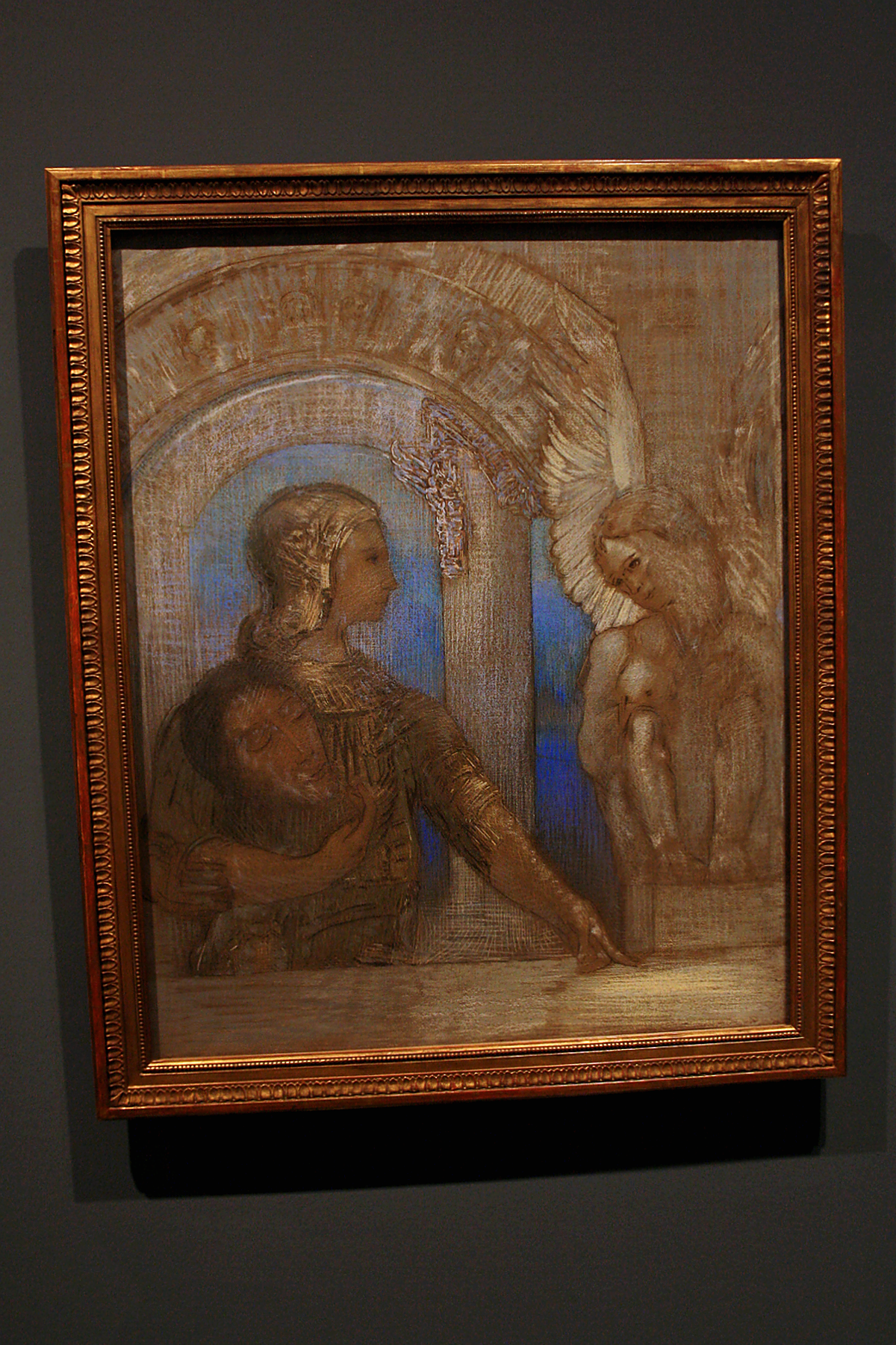 Odilon Redon, Der mystische Ritter. Foto Christian Erdmann.