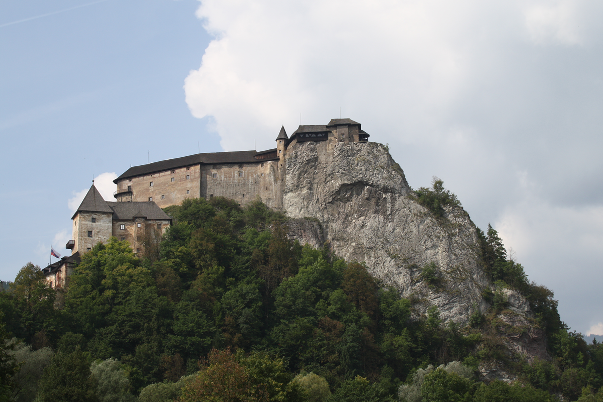 Burg Orava, Arwaburg, Oravsky Hrad, Slowakei.