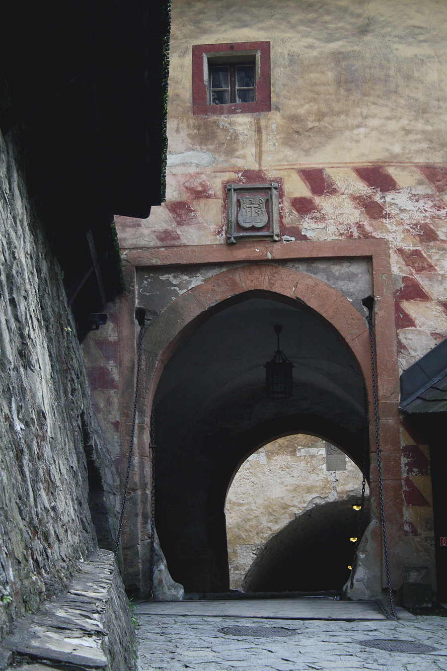 Arwaburg, Burg Orava, Oravsky Hrad, der erste Burghof.