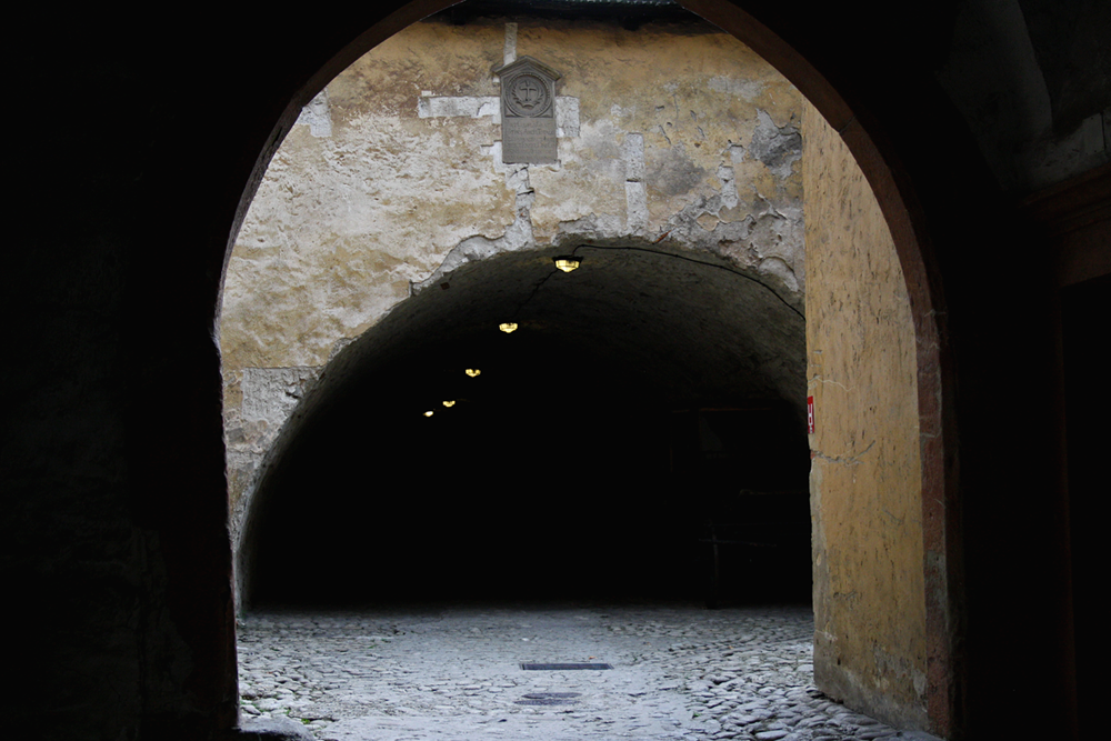 Arwaburg, Burg Orava, Drehort für "Nosferatu - Eine Symphonie des Grauens" von F. W. Murnau.