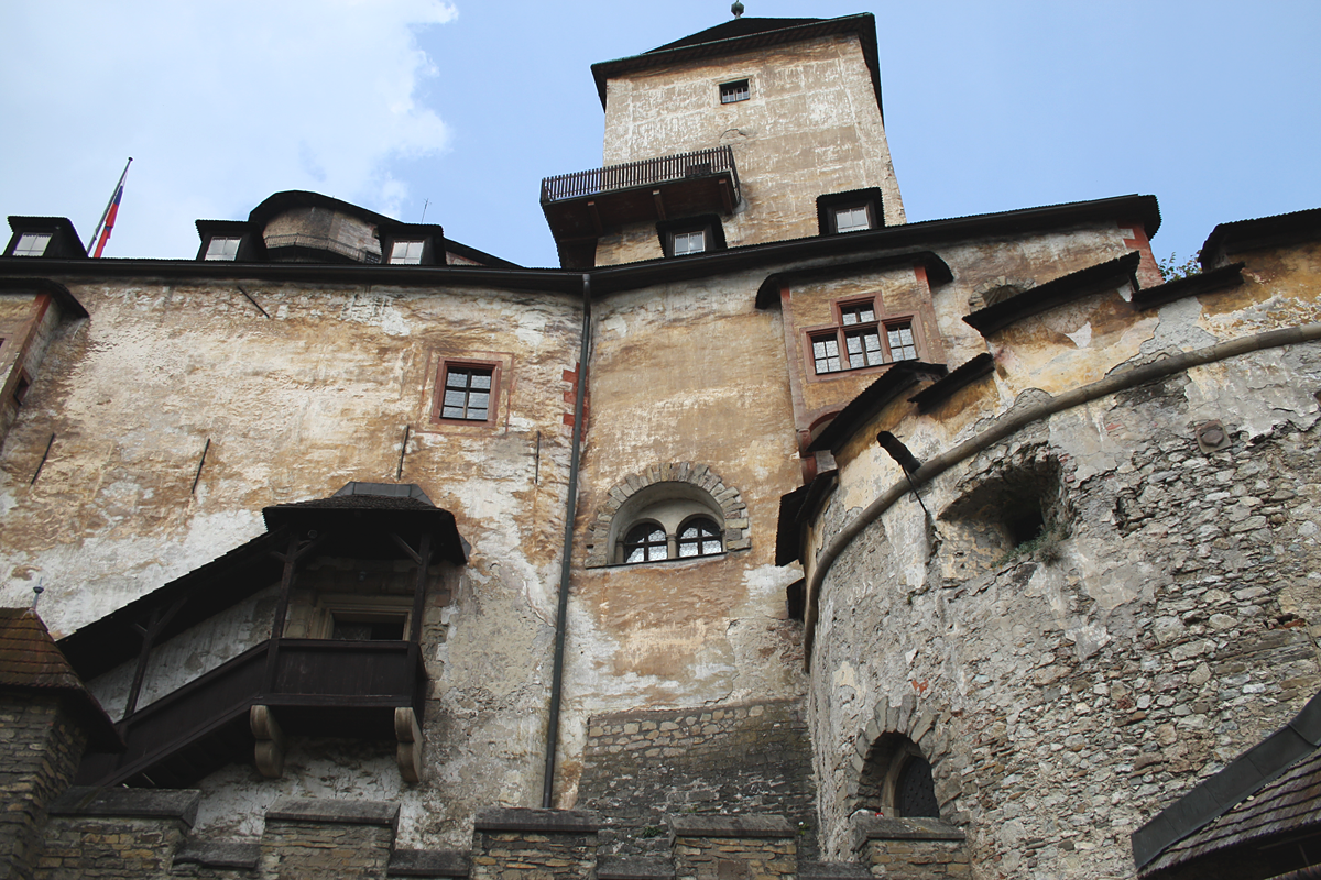 Arwaburg, Burg Orava, Drehort für "Nosferatu - Eine Symphonie des Grauens" von F. W. Murnau. Foto Christian Erdmann.