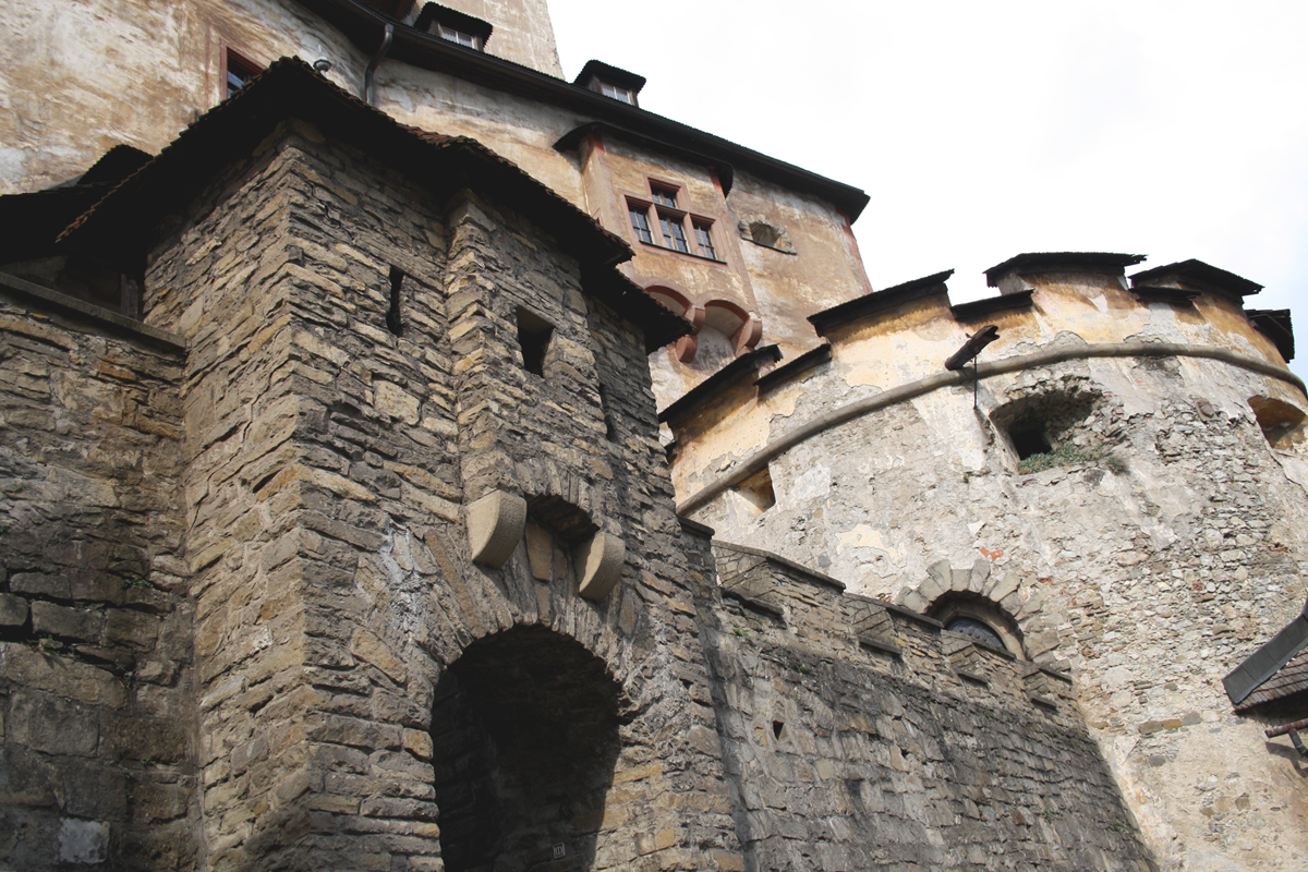 Arwaburg, Burg Orava, Drehort für "Nosferatu - Eine Symphonie des Grauens" von F. W. Murnau.