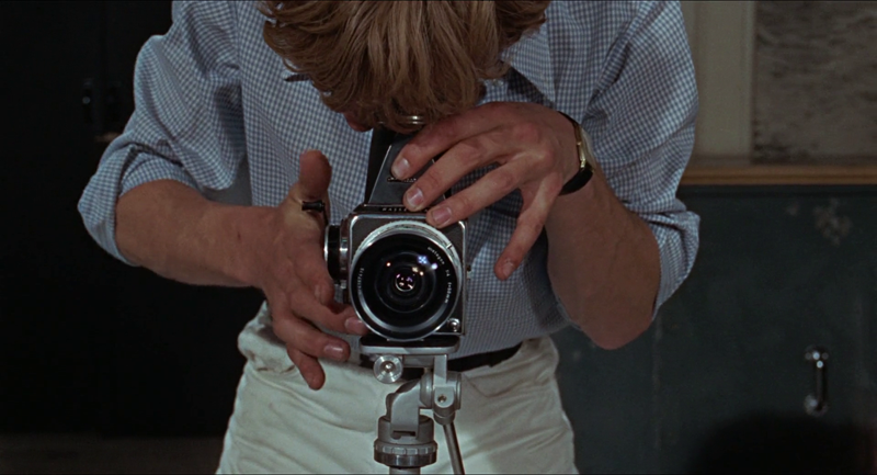 David Hemmings in "Blow Up", 1966, Regie Michelangelo Antonioni.