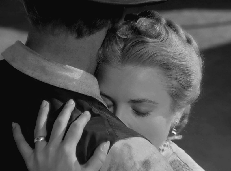 Gary Cooper, Grace Kelly in "12 Uhr mittags" ("High Noon"), 1952, Regie Fred Zinnemann.