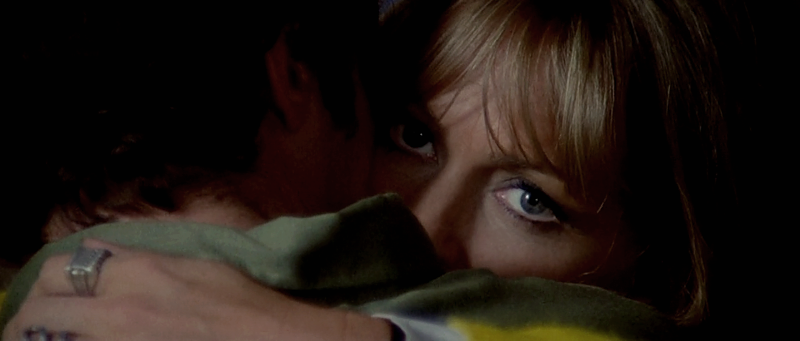 Tony Musante, Suzy Kendall in "The Bird with the Crystal Plumage", Regie Dario Argento.