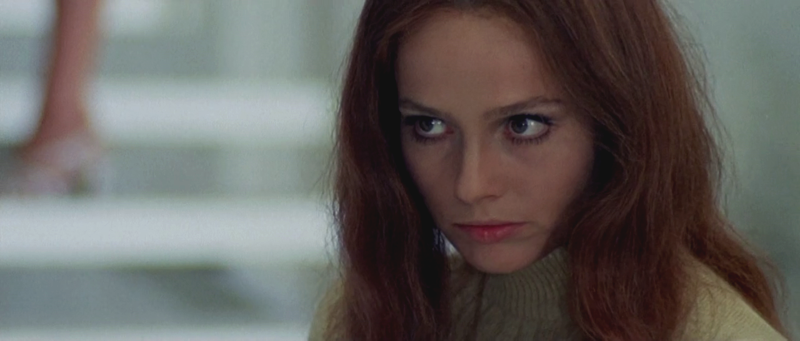 Eva Renzi in "The Bird with the Crystal Plumage", Regie Dario Argento.