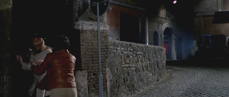 Suzy Kendall, Tony Musante in "The Bird with the Crystal Plumage", Regie Dario Argento.