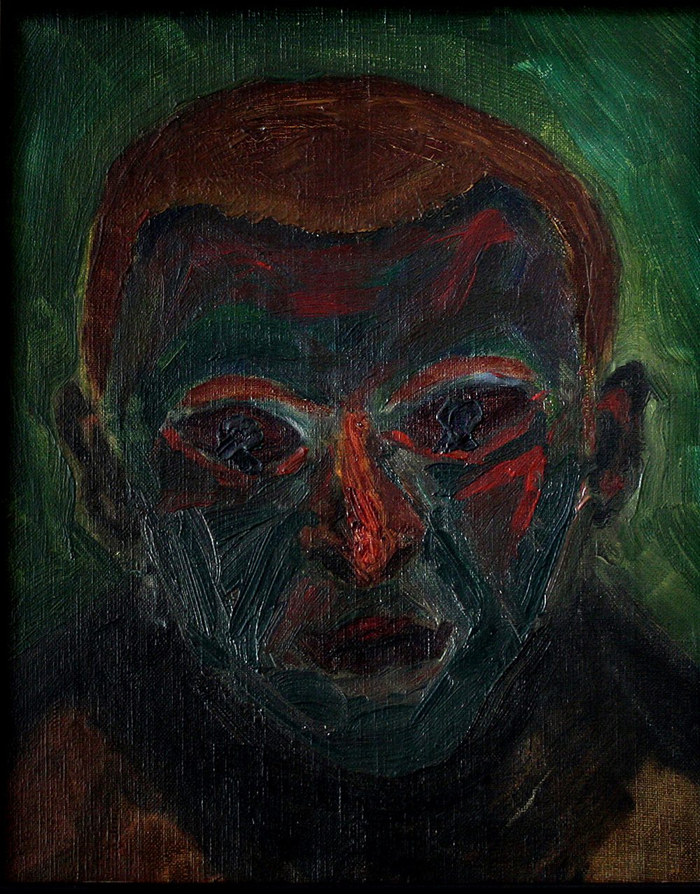 Georg Trakl, Selbstbildnis. Foto Christian Erdmann.