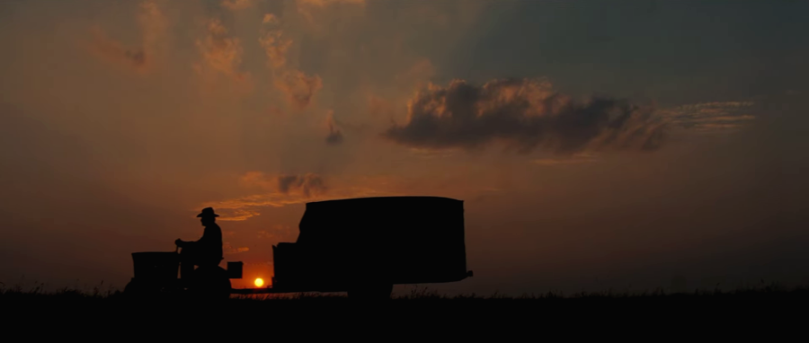 Richard Farnsworth in "The Straight Story", Regie David Lynch.