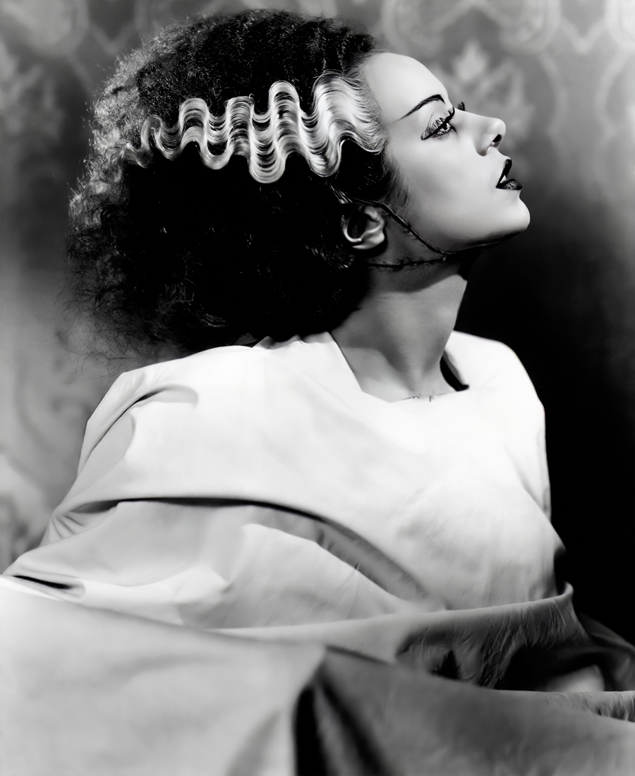 Elsa Lanchester in "The Bride of Frankenstein", 1935, Regie James Whale.