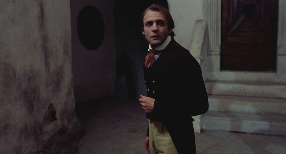 Bruno Ganz auf Burg Pernstejn in "Nosferatu - Phantom der Nacht" von Werner Herzog, 1979.