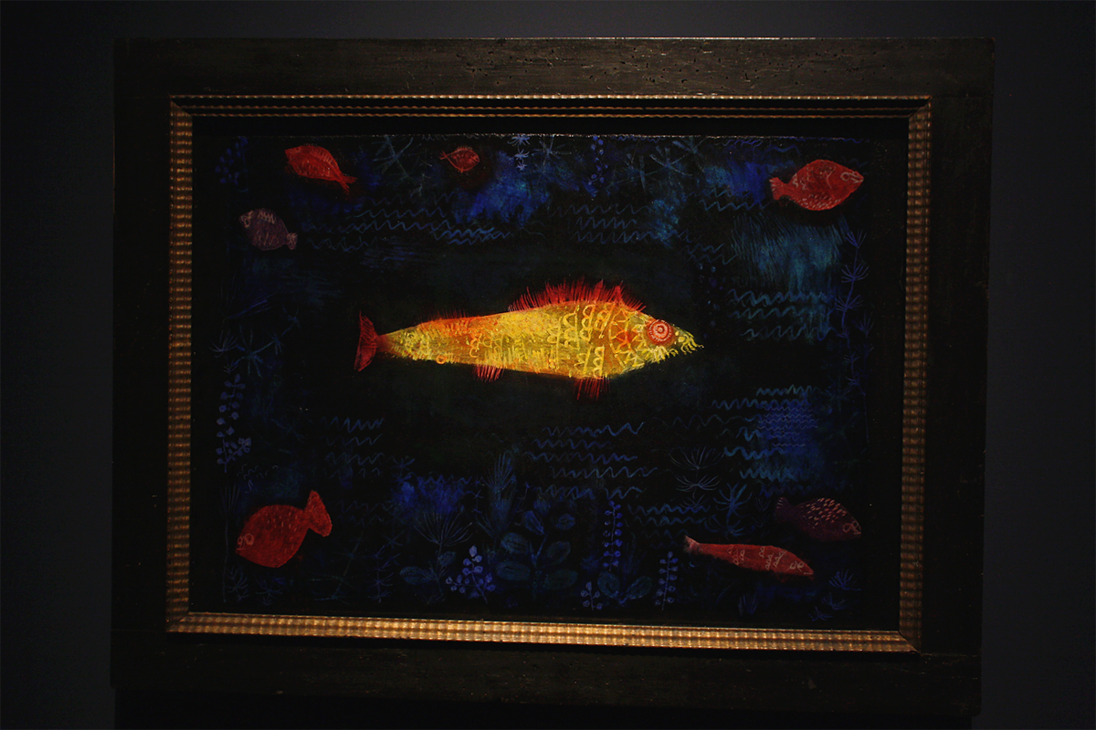 Paul Klee, Der Goldfisch. Foto Christian Erdmann.