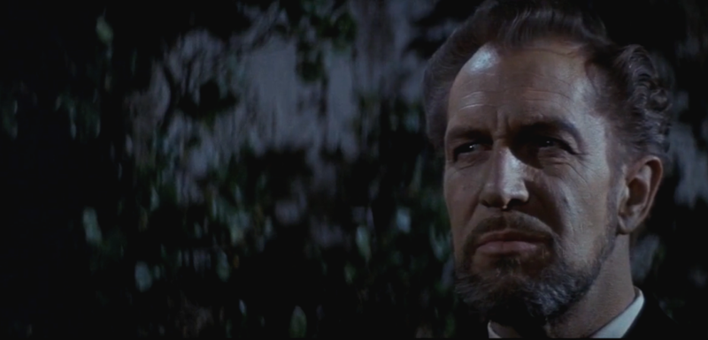 Vincent Price in "The Haunted Palace".