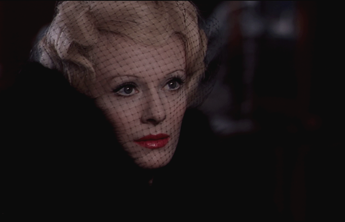Delphine Seyrig in "Blut an den Lippen" ("Daughters of Darkness", "Les lèvres rouges"), 1971, Regie Harry Kümel.
