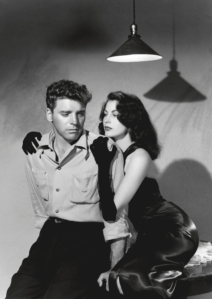 Burt Lancaster, Ava Gardner in "The Killers", 1946.