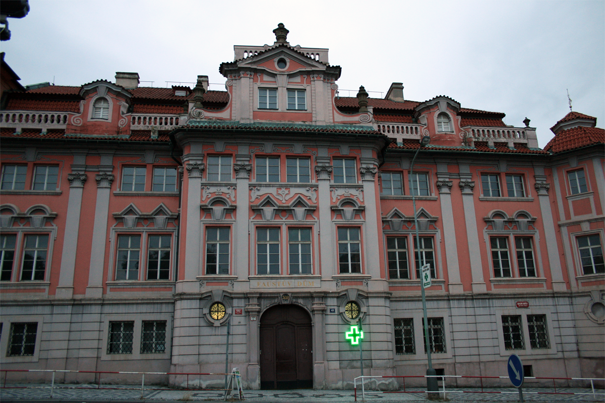 Prag, Fausthaus, Faustuv dum.