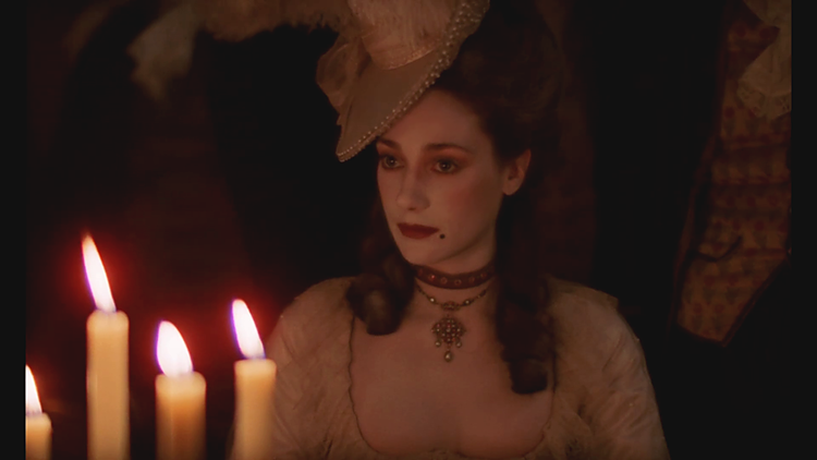 Marisa Berenson in "Barry Lyndon", 1975.