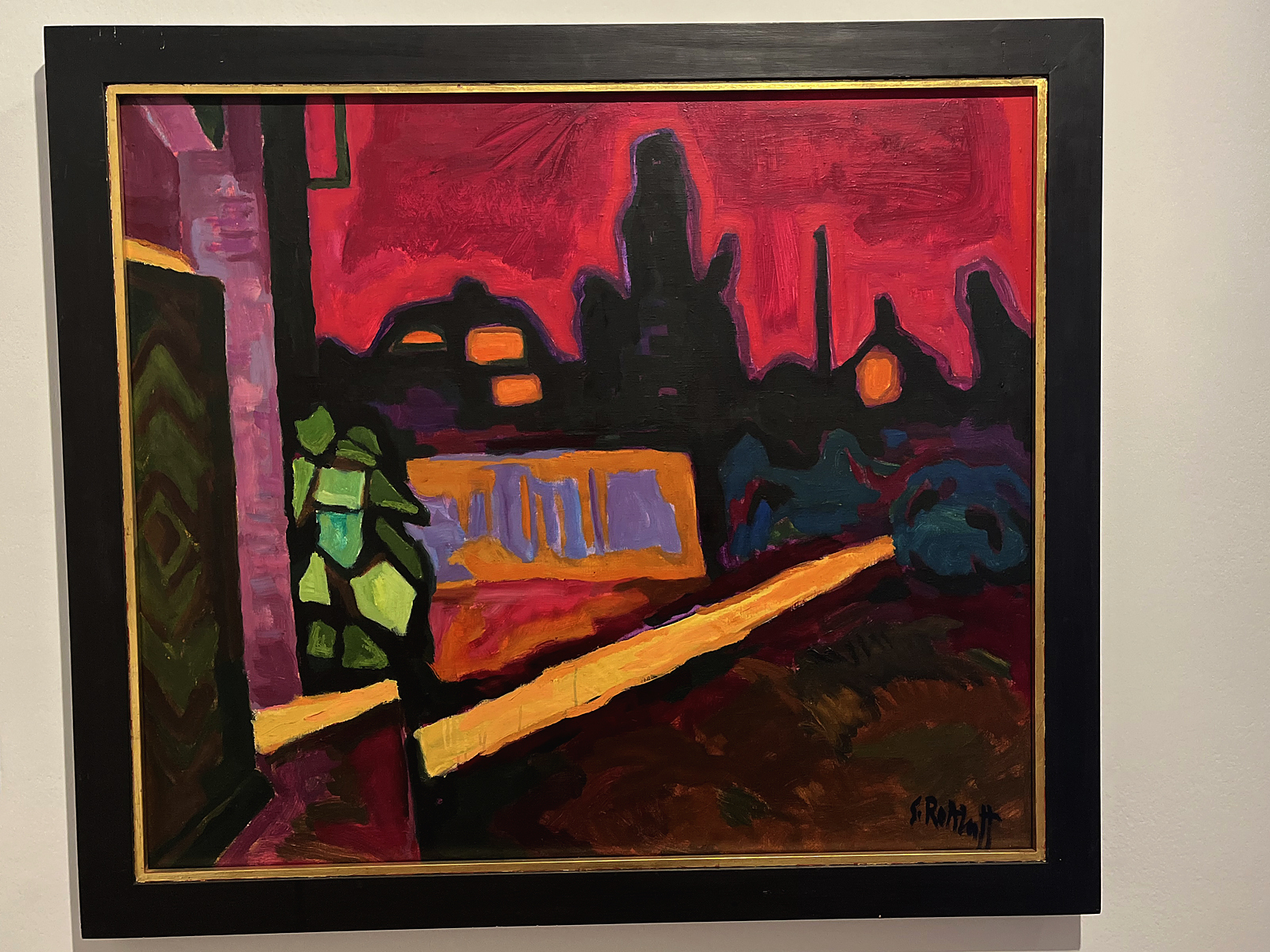 Karl Schmidt-Rottluff: Augustnacht.