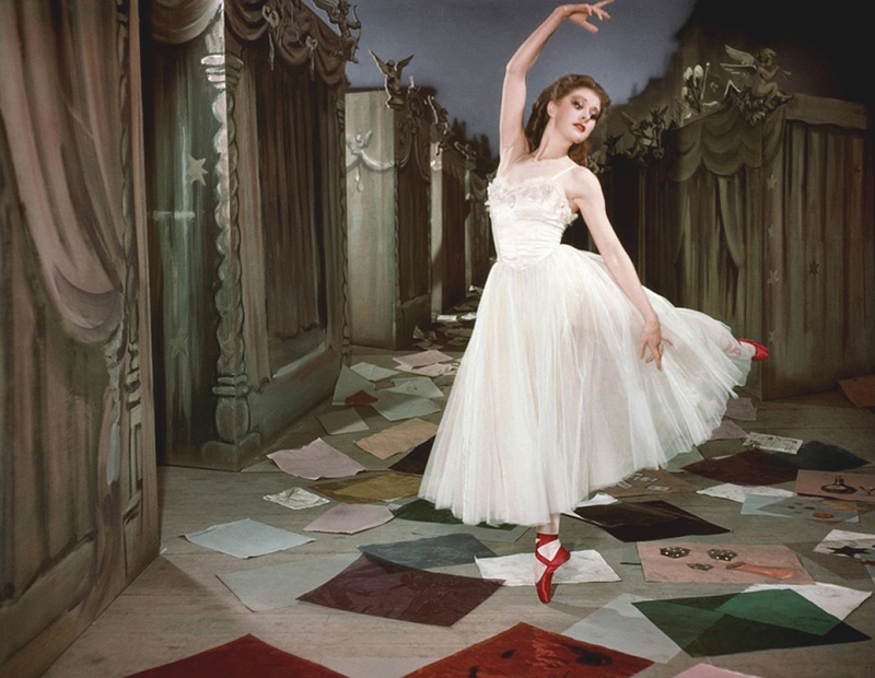 Moira Shearer in "The Red Shoes".