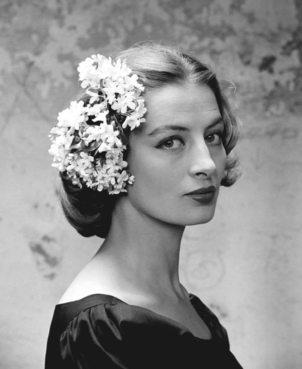 The actress Capucine.