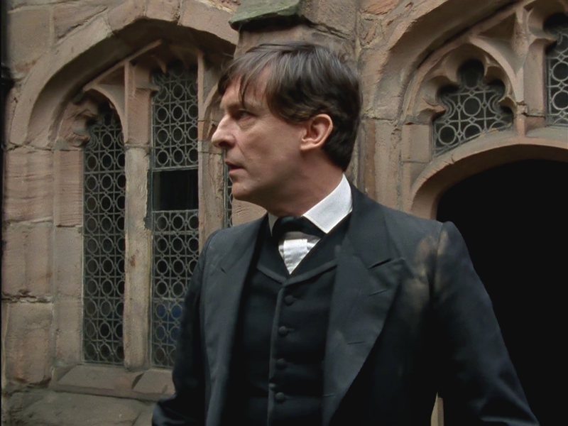 Sherlock Holmes: Jeremy Brett in "The Final Problem".