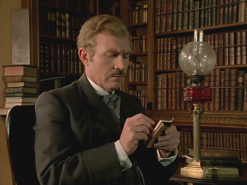 Sherlock Holmes: David Burke in "The Greek Interpreter".