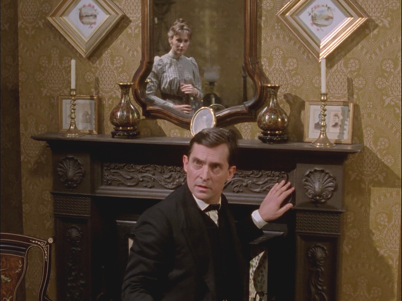 Sherlock Holmes: Jeremy Brett in "The Speckled Band".