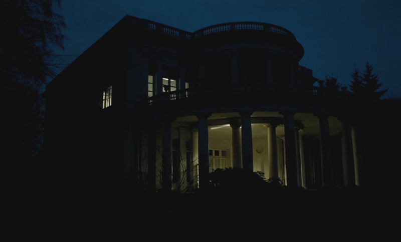 "Der amerikanische Freund", Ripleys Säulenvilla, Elbchaussee.