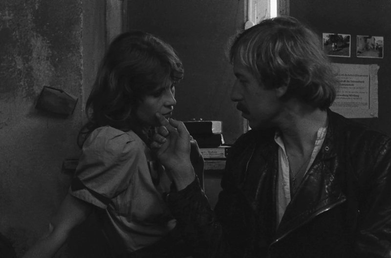Lisa Kreuzer, Rüdiger Vogler in "Im Lauf der Zeit", 1976, Regie Wim Wenders.