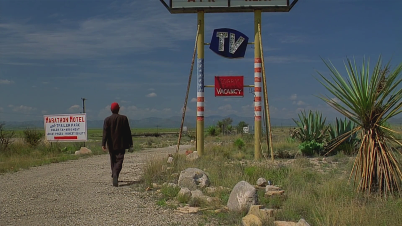 Harry Dean Stanton in "Paris, Texas", Regie Wim Wenders.