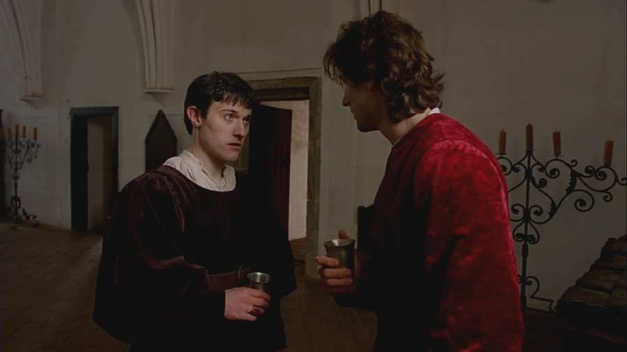 Auf Burg Točnik gedrehte Szene der TV-Serie "Borgia".