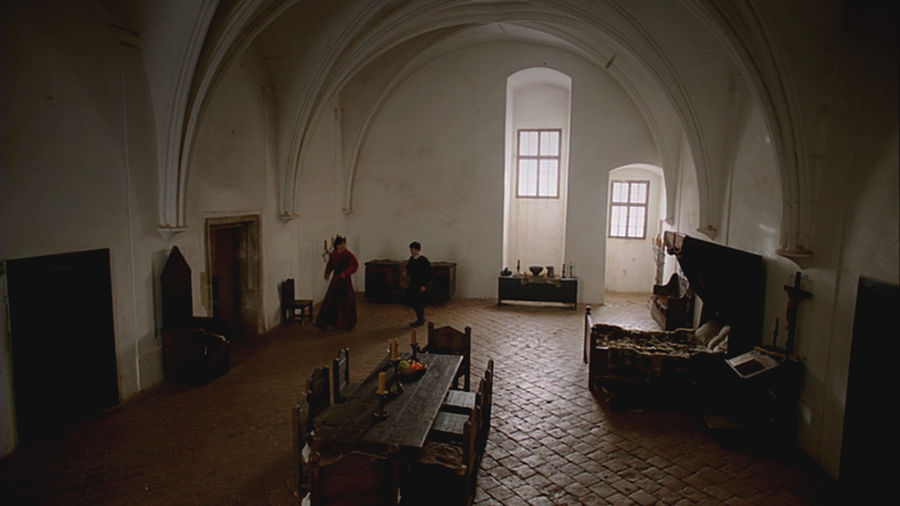 Auf Burg Točnik gedrehte Szene der TV-Serie "Borgia".