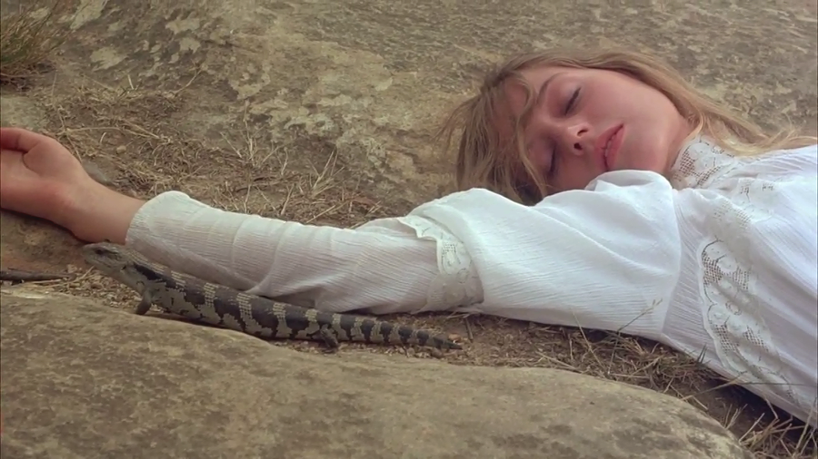 Anne Louise Lambert als Miranda in "Picnic at Hanging Rock" ("Picknick am Valentinstag"), Regie Peter Weir.