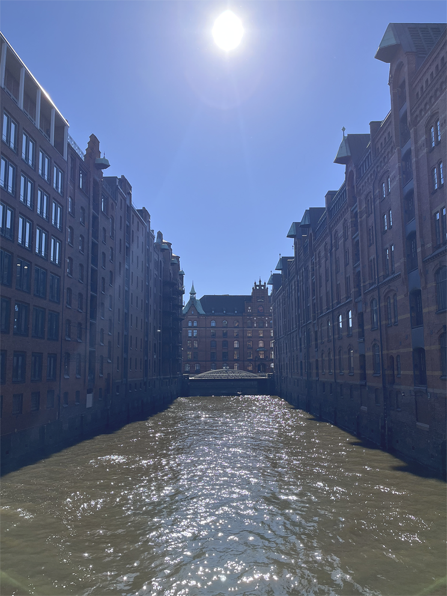 Hamburg, Speicherstadt.