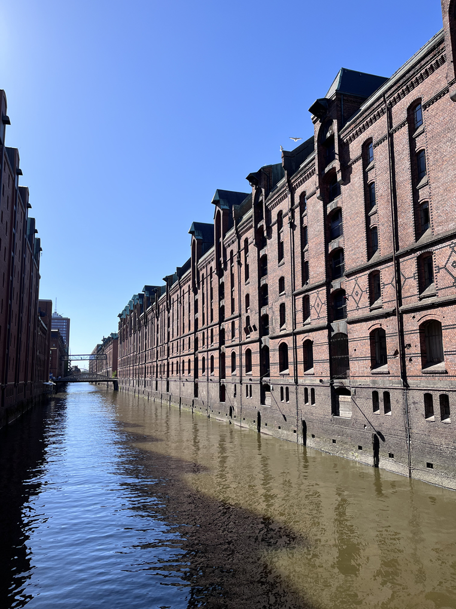Hamburg, Speicherstadt.