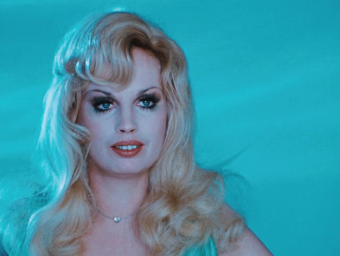 Barbara Valentin in "Welt am Draht", 1973, Regie Rainer Werner Fassbinder.