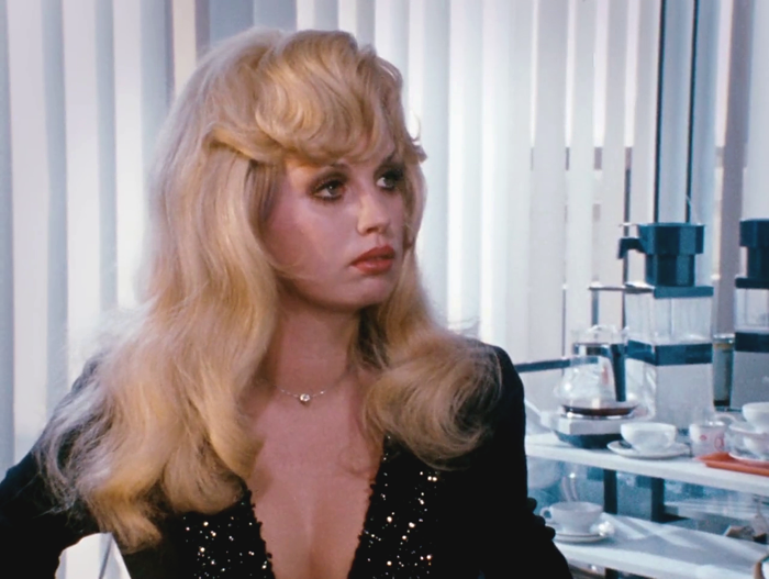 Barbara Valentin in "Welt am Draht", 1973, Regie Rainer Werner Fassbinder.