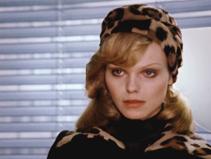 Mascha Rabben in "Welt am Draht", 1973, Regie Rainer Werner Fassbinder.