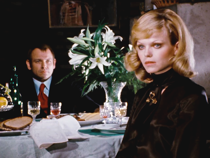 Mascha Rabben in "Welt am Draht", 1973, Regie Rainer Werner Fassbinder.