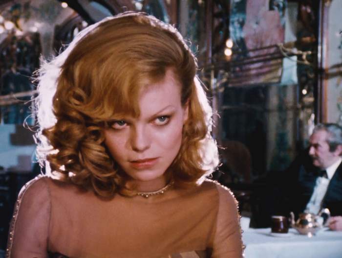 Mascha Rabben in "Welt am Draht", 1973, Regie Rainer Werner Fassbinder.